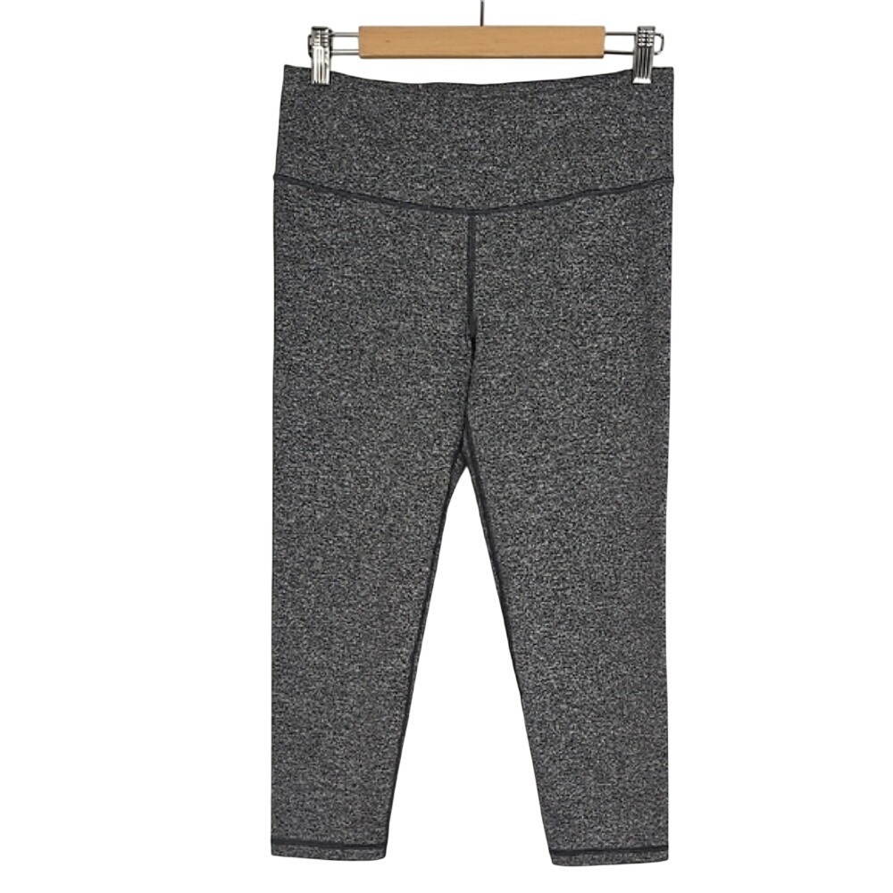 Victoria's Secret VSX Sport Women's Heathered Grey High Rise Crop Leggings M